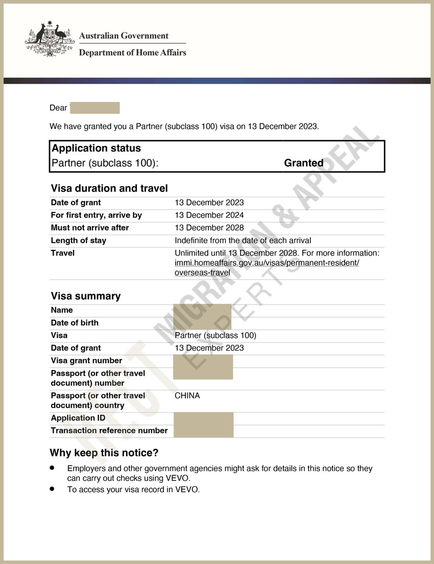 partner-visa-successful-case-04-subclass-309-offshore-hect-migration-appeal-experts